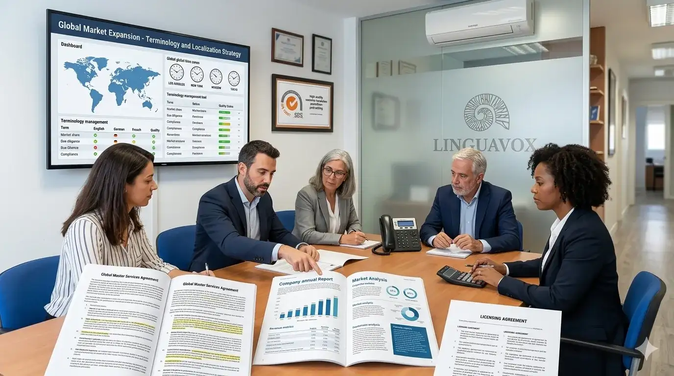 Traduction pour les entreprises, les institutions et le secteur public — LinguaVox