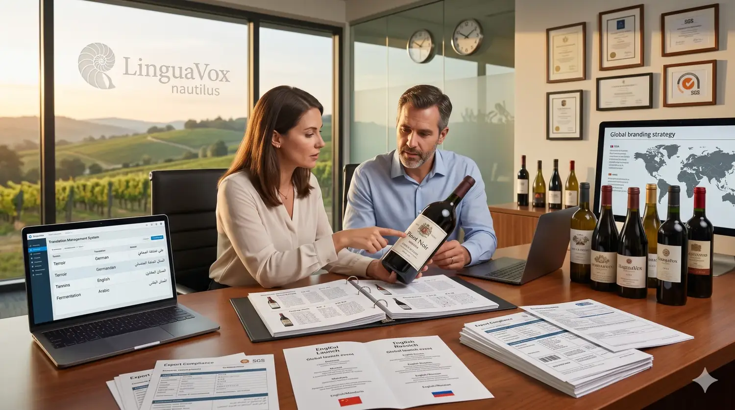 Traduction pour le secteur agroalimentaire, vins et spiritueux — LinguaVox
