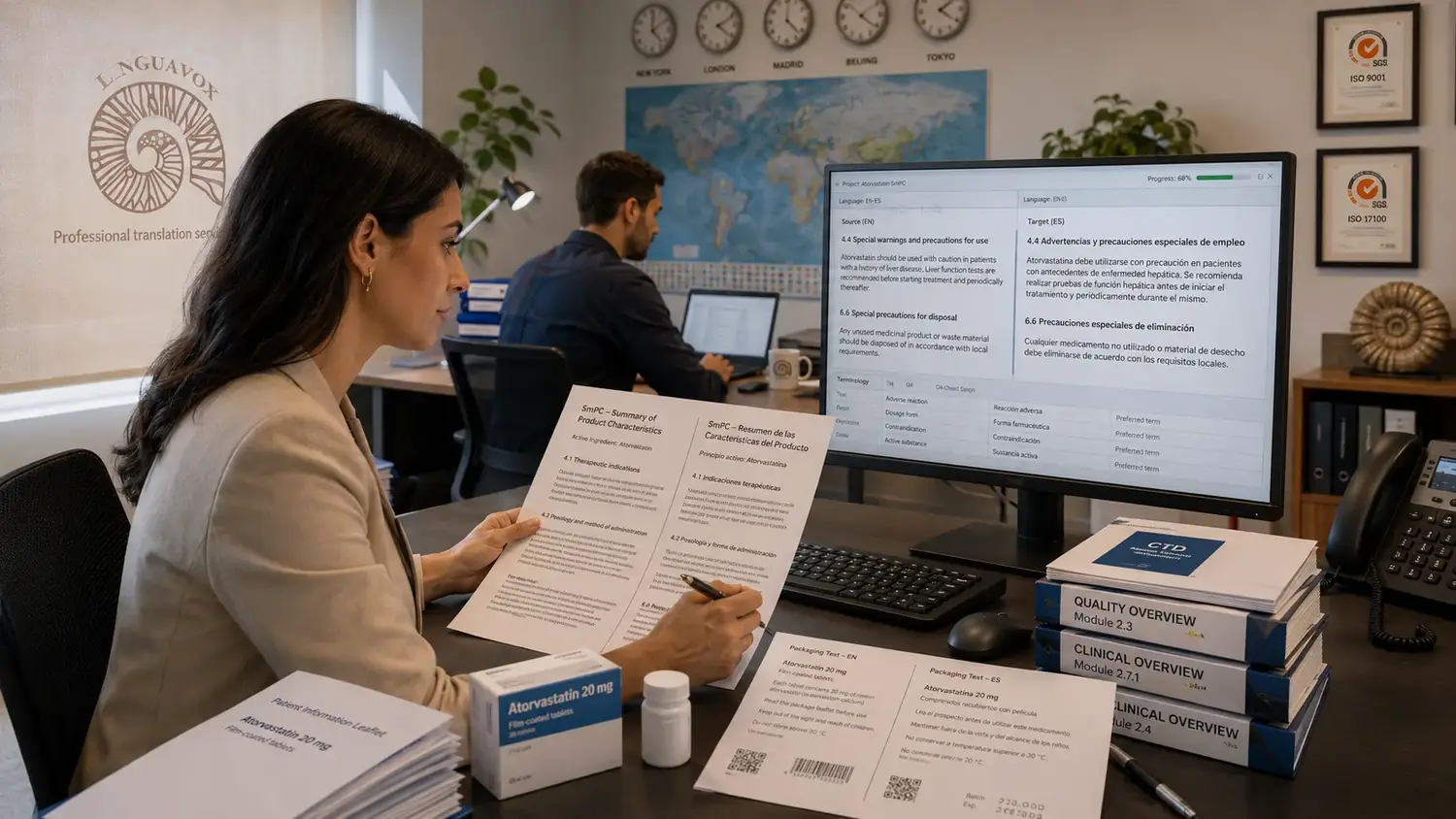 Traduction pharmaceutique — LinguaVox